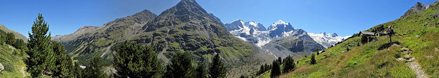 Margun da l'Alp Ota (2257 m) sul sentiero per Chamanna Coaz